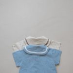 【66-90cm】ロンパース ベビー 半袖 セーラー風 - 画像 (7)