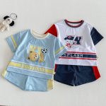【73-120cm】セットアップ サッカーロゴ カジュアル 子供服
