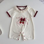 【66-90cm】ロンパース イチゴ 可愛い ベビー服 - 画像 (11)