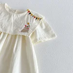 【66-130cm】ワンピース or ロンパース ベビー 女の子 可愛い刺繍 - 画像 (12)