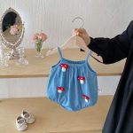 【66-90cm】ロンパース 可愛い キノコ - 画像 (5)