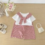 【73-110cm】セットアップ ショール付きＴシャツ＆パンツ - 画像 (12)