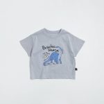 【73-100cm】半袖Tシャツ 恐竜イラスト 可愛い - 画像 (8)
