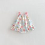 【66-90cm】キャミロンパース ピンク フラワー 可愛い 女の子 - 画像 (5)