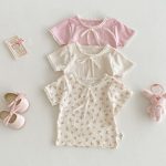 【73-120cm】Tシャツ パステルカラー フラワー - 画像 (3)