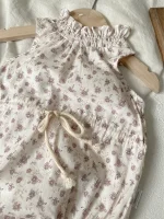 【66-90cm】ロンパース ベビー 韓国風 フリル襟 小花柄 - 画像 (20)