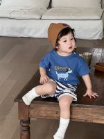 【73-110cm】Ｔシャツ or ショートパンツ ベビー 男の子 犬柄 ボーダー - 画像 (3)