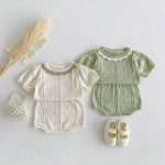 【66-100cm】セットアップ ベビー ニット フリル襟 - 画像 (2)