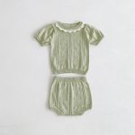 【66-100cm】セットアップ ベビー ニット フリル襟 - 画像 (9)