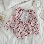 【90-150cm】水着 女の子 カートゥーン小花柄 ビーチ スイムウェア - 画像 (10)