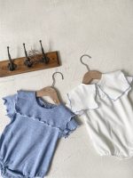 【66-90cm】ロンパース ベビー ノーカラー スクエア シンプル - 画像 (12)