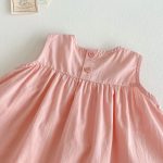 【73-120cm】ワンピース ベビー 女の子 ハート ノースリーブ - 画像 (17)
