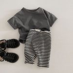 【73-100cm】半袖Tシャツ ベビー コットン100% 5色選べる - 画像 (12)