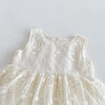 【66-90cm】ロンパース ベビー ノースリーブ メッシュ シンプル - 画像 (9)