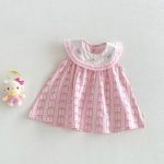 【73-120cm】ワンピース ベビー 女の子 おしゃれ ノースリーブ 蝶結び - 画像 (2)