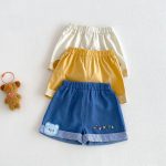 【73-110cm】ショートパンツ ベビー カートゥーン プリント - 画像 (4)