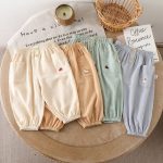 【73-100cm】ジョガーパンツ  ベビー 北欧風 綿素材 - 画像 (10)