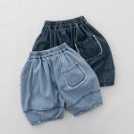 【80-130cm】パンツ デニム パンプキンパンツ カジュアル - 画像 (6)