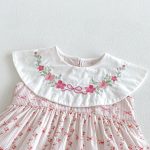 【66-90cm】ロンパース ベビー ピンク ストライプ スウィート - 画像 (10)