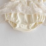【66-90cm】ロンパース フラワー レース ベビー服 - 画像 (13)