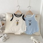 【66-90cm】ロンパース ベビー 犬柄 キュート - 画像 (7)