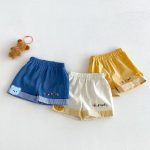 【73-110cm】ショートパンツ ベビー カートゥーン プリント