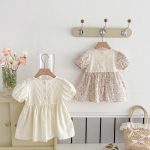 【73-110cm】ワンピース ベビー おしゃれ 花柄 - 画像 (8)