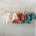 【66-100cm】セットアップ  ベビー キャミ ナチュラル - 画像 (4)