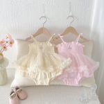 【66-90cm】キャミロンパース ベビー ガーリー チュール - 画像 (11)