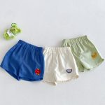 【73-110cm】ショートパンツ ベビー 男の子 フルーツ 刺繍 - 画像 (4)