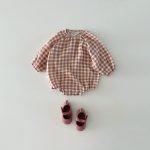 【66-90cm】ロンパース チェックorハートorドット - 画像 (16)