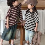 【80-140cm】デニムパンツ 七分丈 ヴィンテージ加工 ダメージ - 画像 (16)