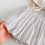 【73-110cm】ワンピース ベビー ストライプ セーラー - 画像 (13)