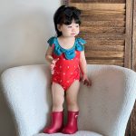 【80-130cm】水着 ラズベリーなりきり スイムウェア セット - 画像 (4)