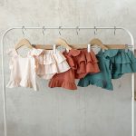 【66-100cm】セットアップ  ベビー キャミ ナチュラル - 画像 (5)