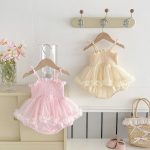 【66-90cm】キャミロンパース ベビー ガーリー チュール - 画像 (12)