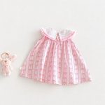 【73-120cm】ワンピース ベビー 女の子 おしゃれ ノースリーブ 蝶結び - 画像 (4)