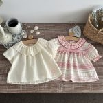 【73-100cm】シャツ ベビー フリル パフスリーブ - 画像 (8)