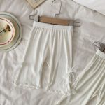 【73-100cm】七分丈パンツ ベビー 蝶結びリブ - 画像 (11)