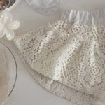 【73-100cm】セットアップ ベビー レース 透かし編み - 画像 (5)