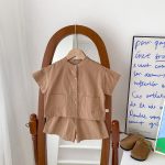 【80-120cm】セットアップ パステルカラー チェック - 画像 (14)