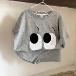 【80-150cm】セットアップ キッズ服 韓国風 カジュアル アイズ - 画像 (12)