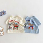 【73-120cm】半袖Ｔシャツ ベビー イヌ 可愛い