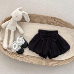 【73-120cm】ショートパンツ ベビー 女の子 可愛い リボン付き - 画像 (7)