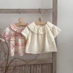 【73-100cm】シャツ ベビー フリル パフスリーブ - 画像 (9)