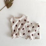 【66-90cm】セットアップ クマ柄 ワッフル - 画像 (6)