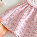 【73-120cm】ワンピース ベビー 女の子 おしゃれ ノースリーブ 蝶結び - 画像 (7)
