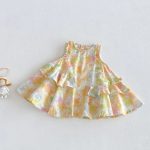 【73-120cm】ワンピース ベビー 女の子 おしゃれ カラフル - 画像 (6)