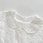 【66-90cm】ロンパース ベビー レース 刺繍 プリンセス 帽子付き - 画像 (10)