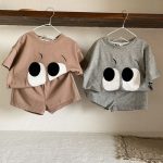 【80-150cm】セットアップ キッズ服 韓国風 カジュアル アイズ - 画像 (10)